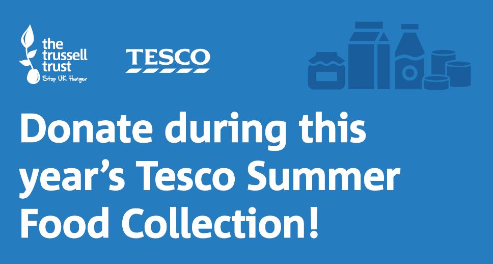 Tesco Food Collection 2021 St Helens Foodbank
